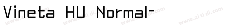 Vineta HU Normal字体转换
